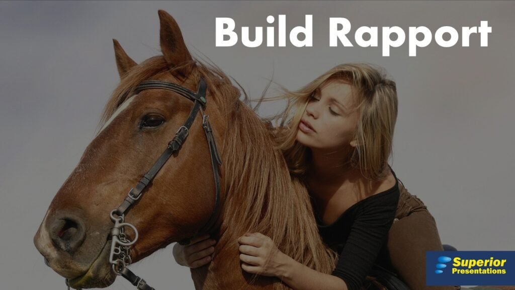 Build rapport with your audience when speaking