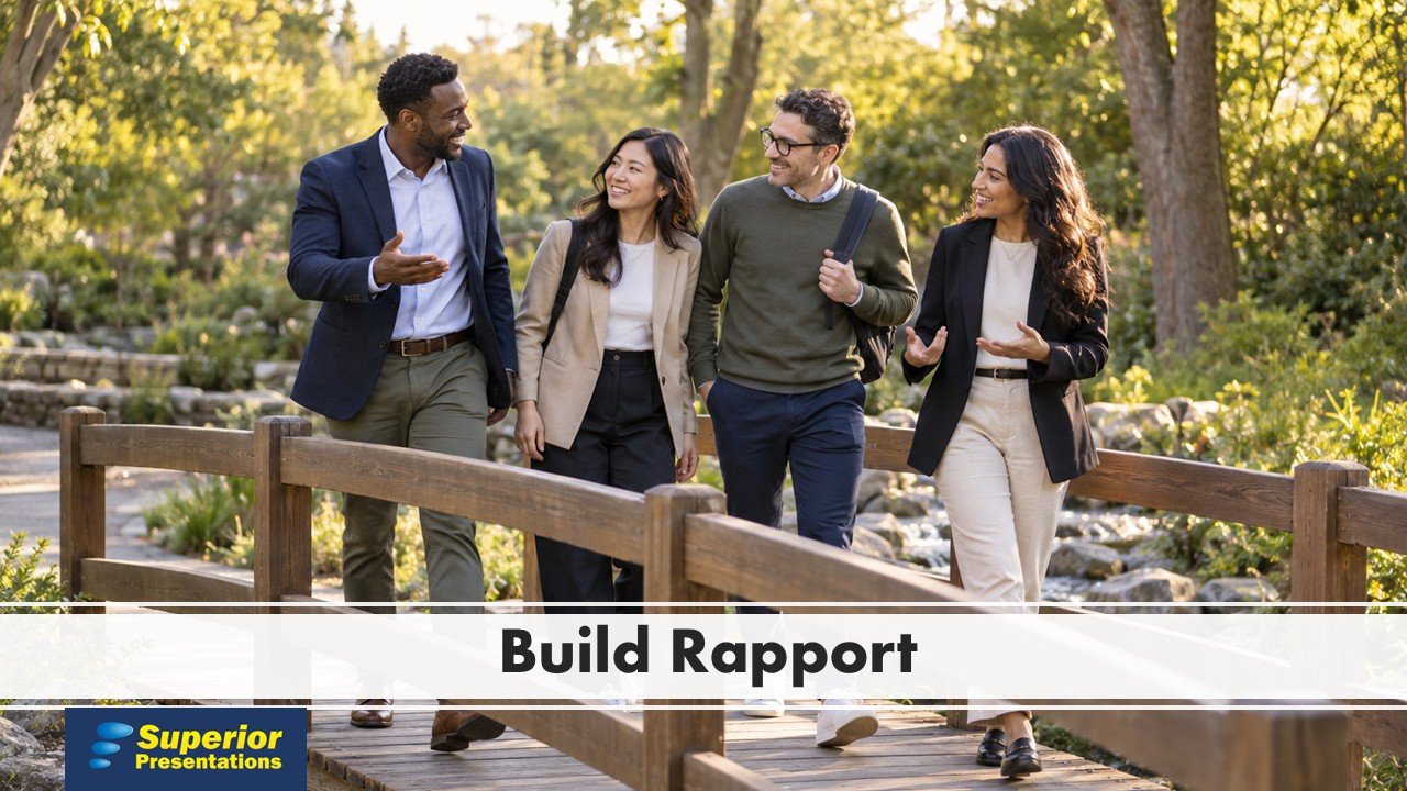 Build rapport with your audience